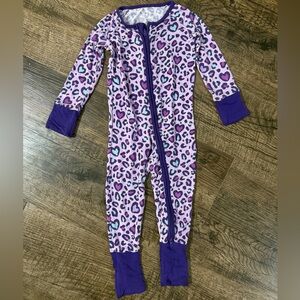 Little Sleepies Purple Leopard